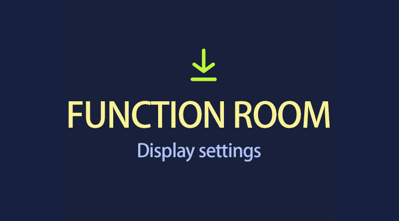 Function room display