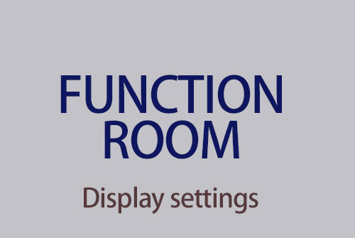 Function room display 6